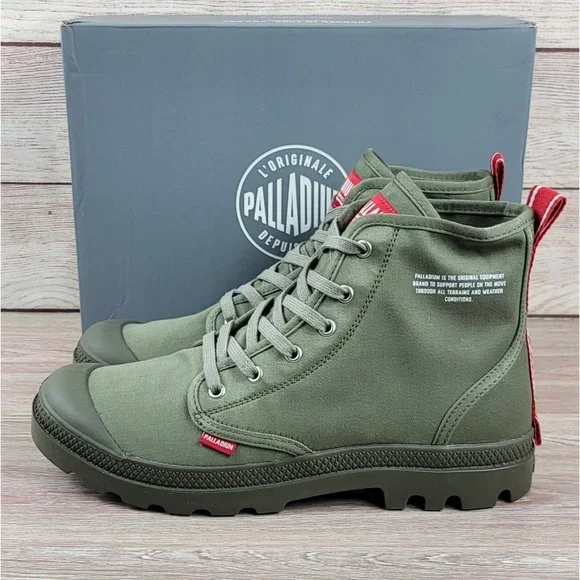 NEW Palladium Pampa Hi Combat Sneaker Boots Men's Size 13 Hiking Trail Shoes - Picture 5 of 10